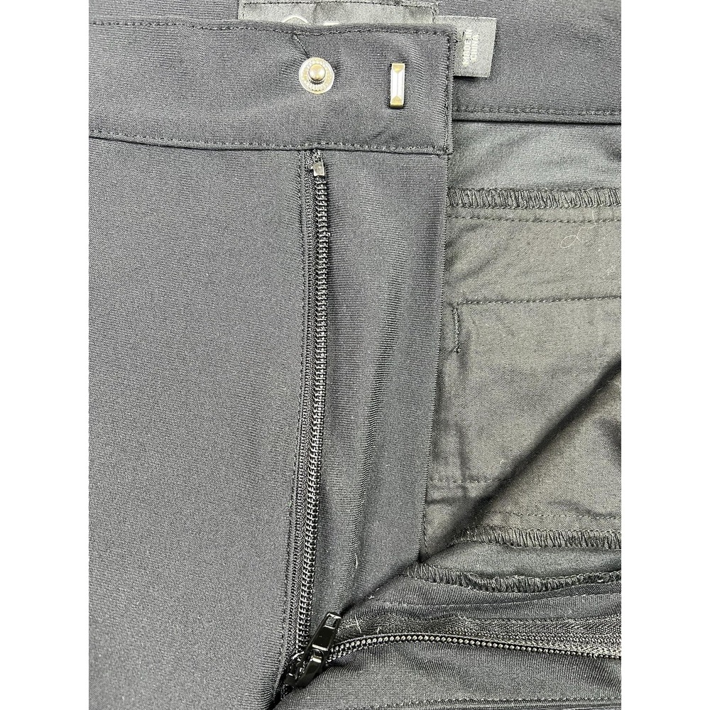 Cuts Pants Mens Large Black Jogger Tapered Elastic Cuff Performance Casual - Picture 4 of 13